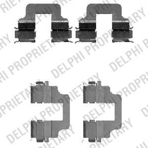 Ремкомплект тормозных колодок Delphi LX0473 (фото 1)