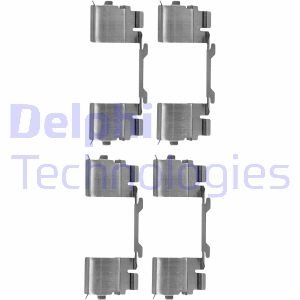 Комплектующие, колодки дискового тормоза Delphi LX0479