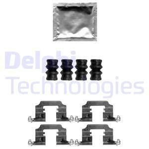 Монтажный комплект дисковых колодок Delphi LX0650 (фото 1)
