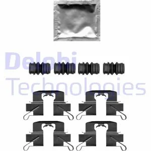 Монтажний набір гальмівних колодок задн MAZDA CX-3, CX-5, PEUGEOT 3008 1.5D-2.5 06.09- Delphi LX0696