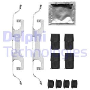 Монтажний набір гальмівних колодок FORD FOCUS IV, GALAXY III, GALAXY MK III, KUGA III, S-MAX FORD USA EDGE RENAULT ESPACE V 1.0-2.5H 01.15- Delphi LX0698