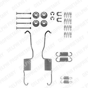Ремкомплект барабанных колодок (тормозных) Delphi LY1207