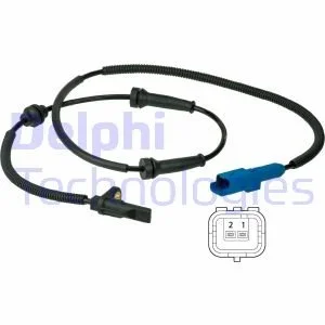 Датчик ABS передн Лів/Прав DS DS 3 CITROEN C3 / C3 ORIGIN III, C3 AIRCROSS II, C3 II, C3 III, C3 PICASSO, C4 CACTUS, C-ELYSEE, DS3 PEUGEOT 2008 I, 207, 207/HATCHBACK, 207/KOMBI 1.0-1.6LPG 02.06- Delphi SS20390