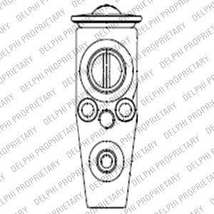 Розширювальний клапан, кондиціонер Delphi TSP0585120