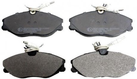 Комплект тормозных колодок, дисковый тормоз Denckermann B110597 (фото 1)
