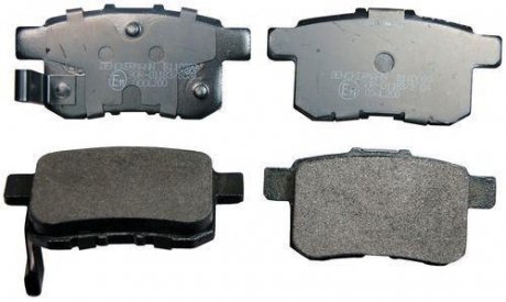Комплект тормозных колодок, дисковый тормоз Denckermann B110990 (фото 1)