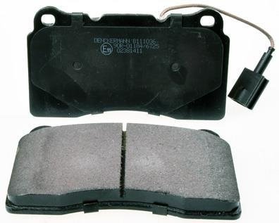 Комплект тормозных колодок, дисковый тормоз Denckermann B111036 (фото 1)