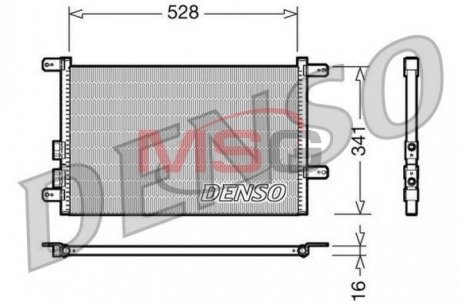 Конденсатор, кондиционер DENSO DCN01003