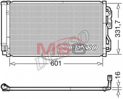 Радиатор кондиционера DENSO DCN05033 (фото 1)
