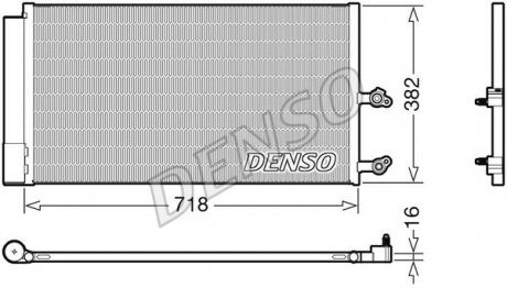 Радіатор кондиціонера DENSO DCN33014