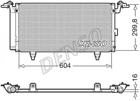 Радиатор кондиционера DENSO DCN36005