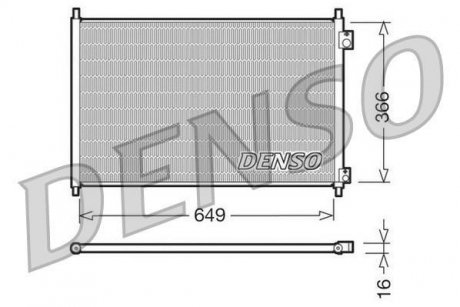 Радіатор кондиціонера DENSO DCN40006