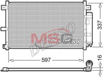 Конденсатор DENSO DCN44001 (фото 1)