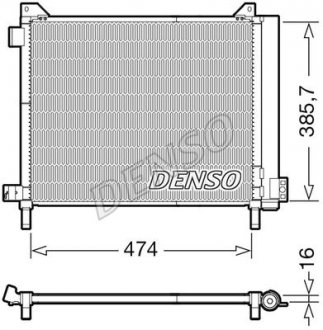Радиатор кондиционера DENSO DCN46030 (фото 1)
