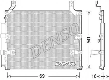 Радиатор кондиционера DENSO DCN50032 (фото 1)