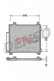 Конденсатор, кондиционер DENSO DCN50045 (фото 1)