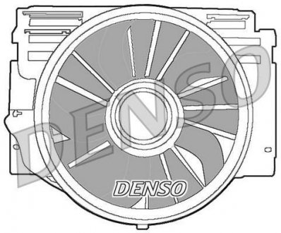 Вентилятор, охлаждение двигателя DENSO DER05007 (фото 1)