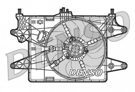 Вентилятор радиатора DENSO DER09082 (фото 1)