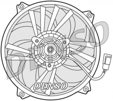 Вентилятор, охолодження двигуна DENSO DER21015 (фото 1)