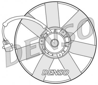 Вентилятор, охлаждение двигателя DENSO DER32002 (фото 1)