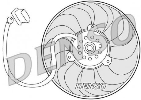 Вентилятор, охолодження двигуна DENSO DER32004 (фото 1)