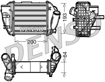 Интеркулер DENSO DIT02005