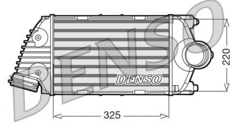 Интеркулер DENSO DIT28016