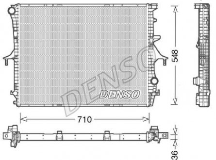 Радиатор DENSO DRM02026