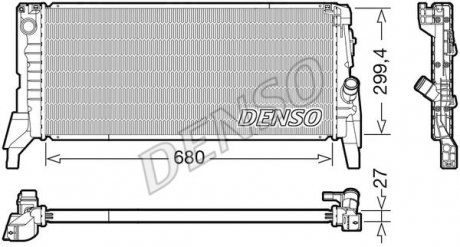 Радиатор основной DENSO DRM05119 (фото 1)