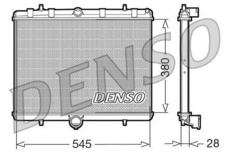 Радіатор DENSO DRM07060 (фото 1)