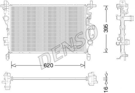 Теплообменник DENSO DRM09044 (фото 1)