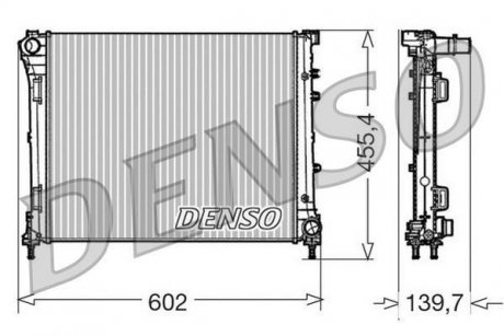 Радиатор, охлаждение двигателя DENSO DRM09162 (фото 1)
