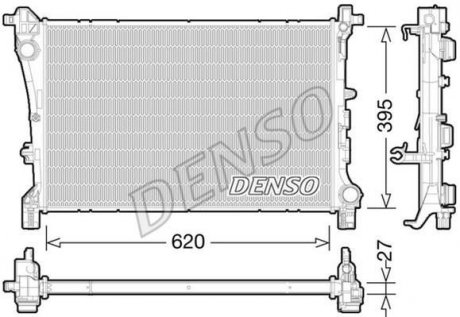 Теплообменник DENSO DRM09167 (фото 1)