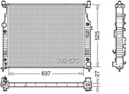 Теплообмінник DENSO DRM17056 (фото 1)