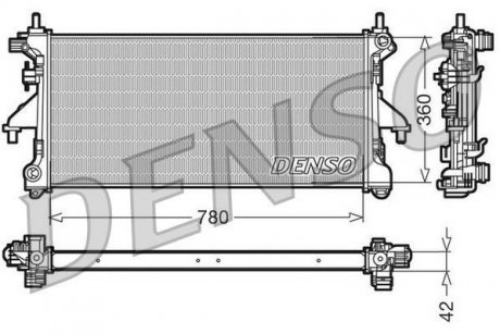 Радиатор DENSO DRM21102 (фото 1)