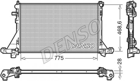 Радиатор Master / Movano / NV400 "10>> DENSO DRM23093