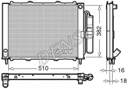 Радиатор кондиционера DENSO DRM23103 (фото 1)