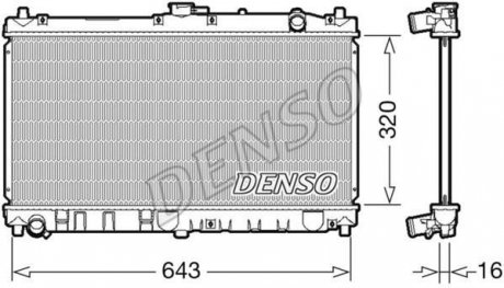 Теплообмінник DENSO DRM44031 (фото 1)