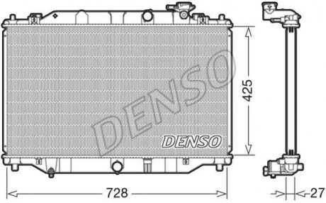 Теплообменник DENSO DRM44040 (фото 1)