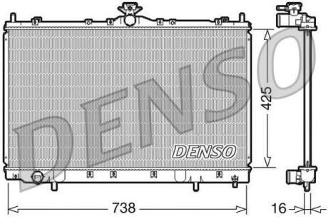 Радіатор, охолодження двигуна DENSO DRM45012 (фото 1)