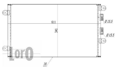 Фото 1 - конденсатор, кондиціонер DEPO 002-016-0004 КОНДЕНСАТОР, КОНДИЦІОНЕР DEPO 002-016-0004 (фото 1)