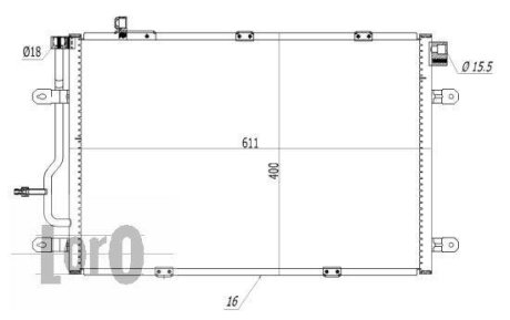 КОНДЕНСАТОР, КОНДИЦІОНЕР DEPO 003-016-0006