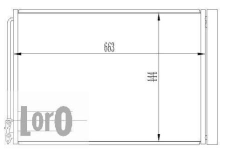 Радiатор кондицiонера DEPO 0040160003