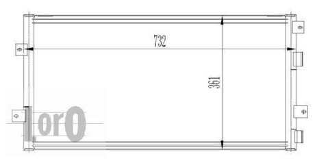 КОНДЕНСАТОР, КОНДИЦІОНЕР DEPO 008-016-0013