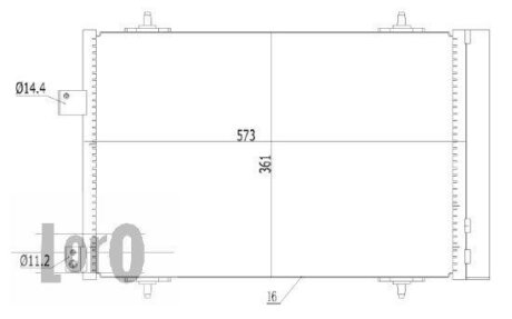 КОНДЕНСАТОР, КОНДИЦІОНЕР DEPO 009-016-0003