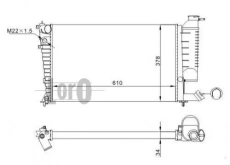 Автозапчасть DEPO 0090170049