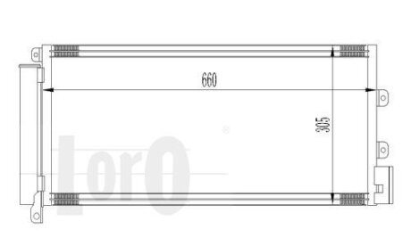 КОНДЕНСАТОР, КОНДИЦІОНЕР DEPO 016-016-0021 (фото 1)