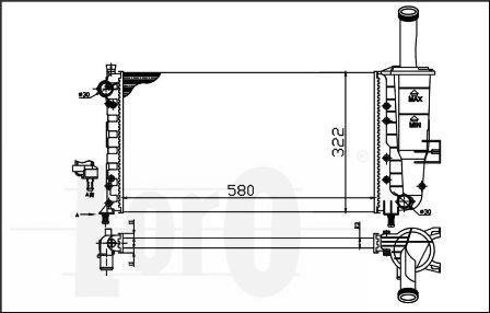 Автозапчастина DEPO 0160170022