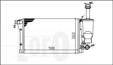 Автозапчастина DEPO 0160170023 (фото 1)