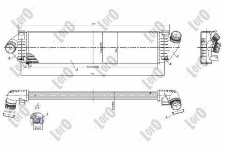 Радиатор воды POWIETRZA DEPO 017-018-0009